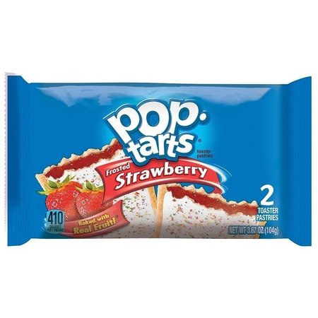 POP-TARTS POPTARTS Frosted Toaster Pastry, Strawberry Flavor, 367 oz 354359